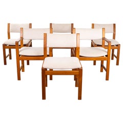 6 Sillas de comedor de teca