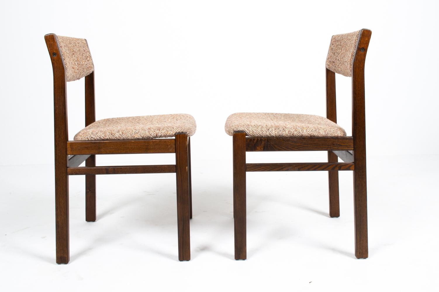 (6) Thorsø Model 6 Danish Mid-Century Oak Dining Chairs For Sale 5