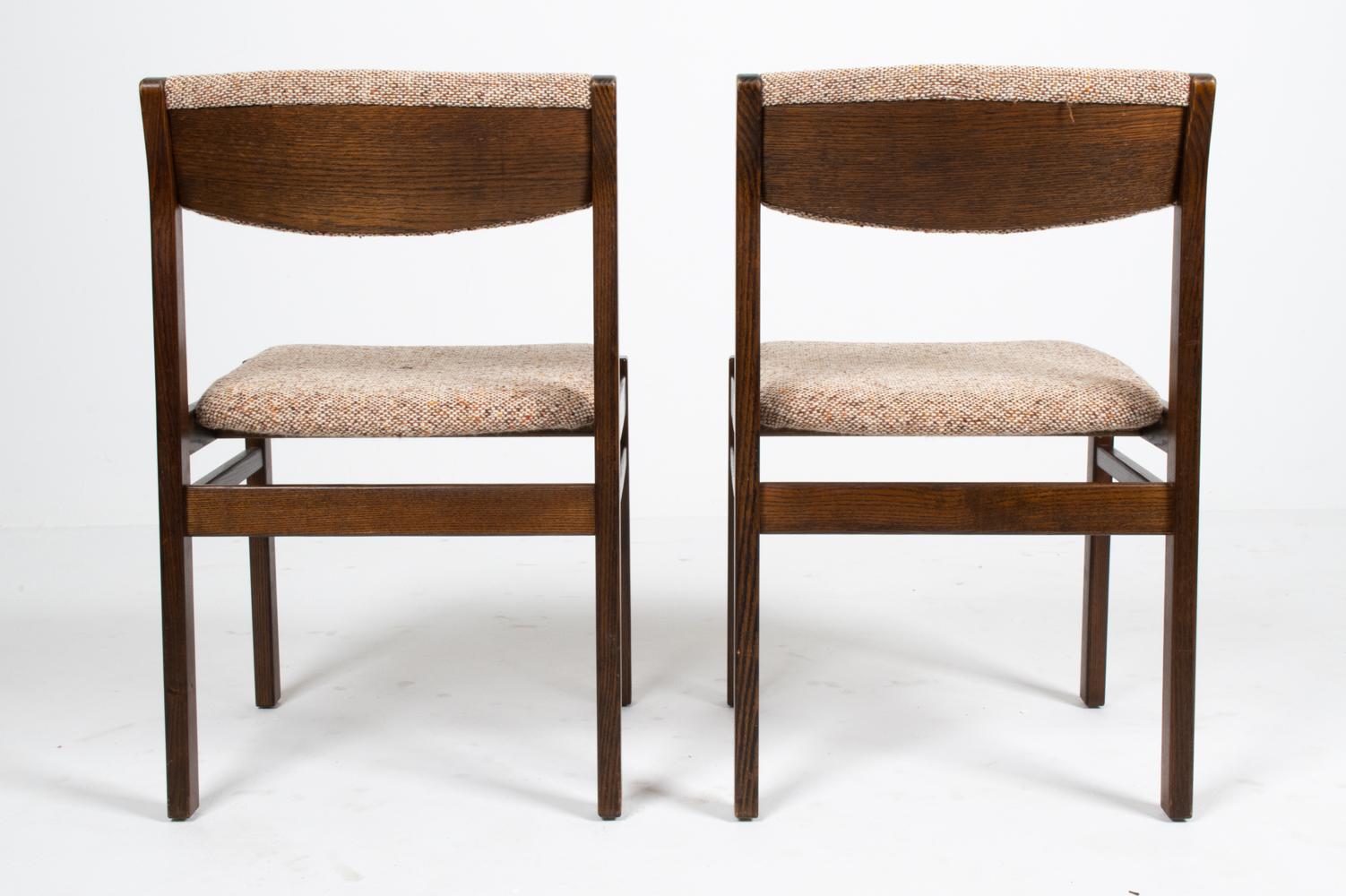 (6) Thorsø Model 6 Danish Mid-Century Oak Dining Chairs For Sale 7
