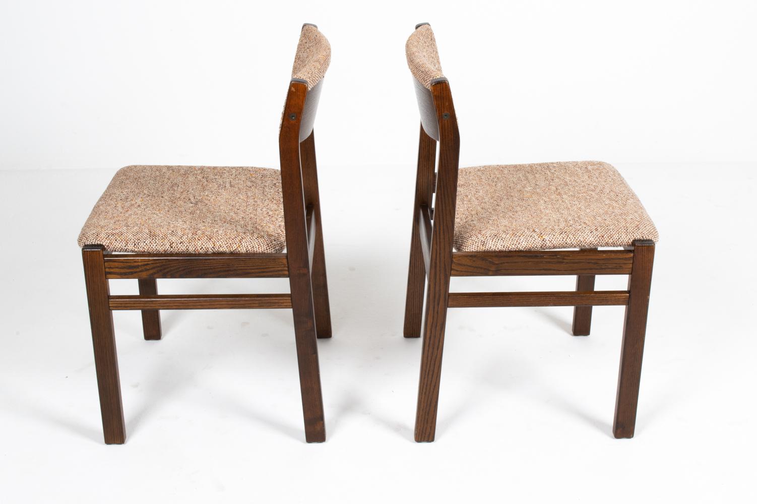 (6) Thorsø Model 6 Danish Mid-Century Oak Dining Chairs For Sale 8