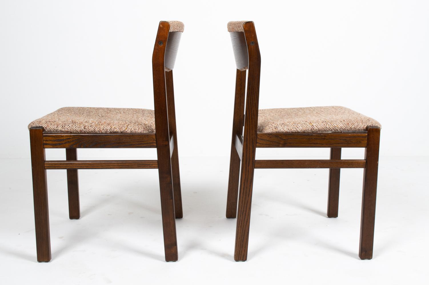 (6) Thorsø Model 6 Danish Mid-Century Oak Dining Chairs For Sale 9