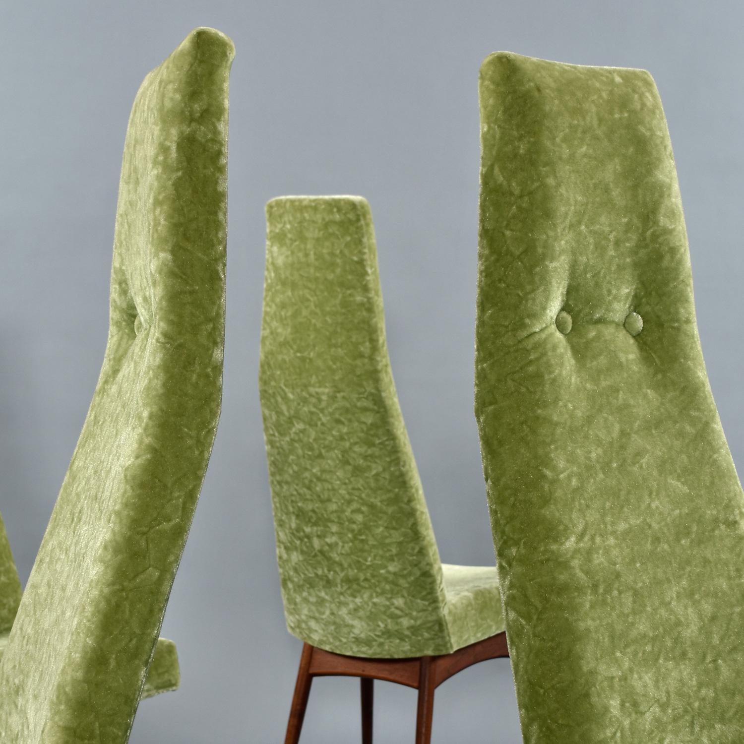 Adrian Pearsall für Craft Associates Regal Große moderne getuftete Esszimmerstühle im Angebot 5