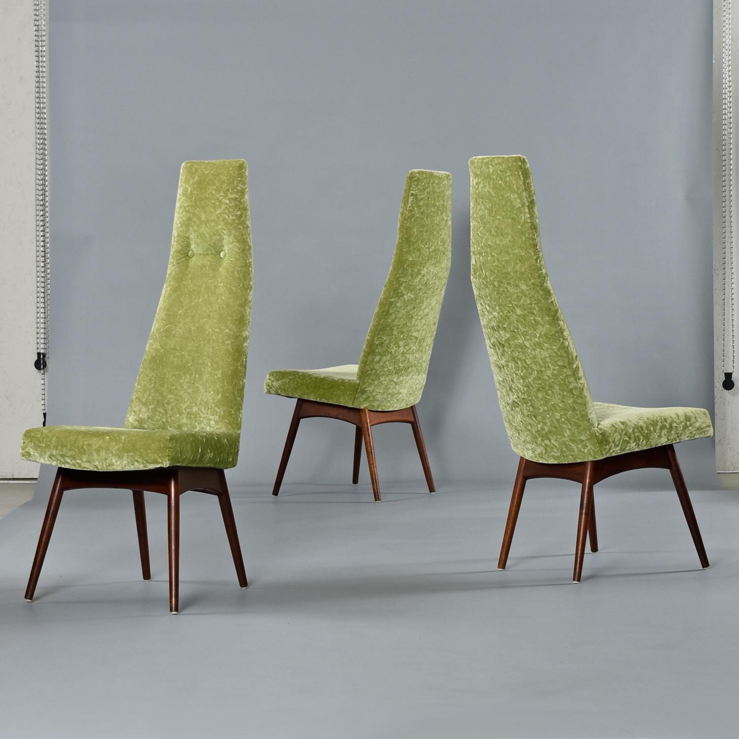 Adrian Pearsall für Craft Associates Regal Große moderne getuftete Esszimmerstühle im Angebot 4