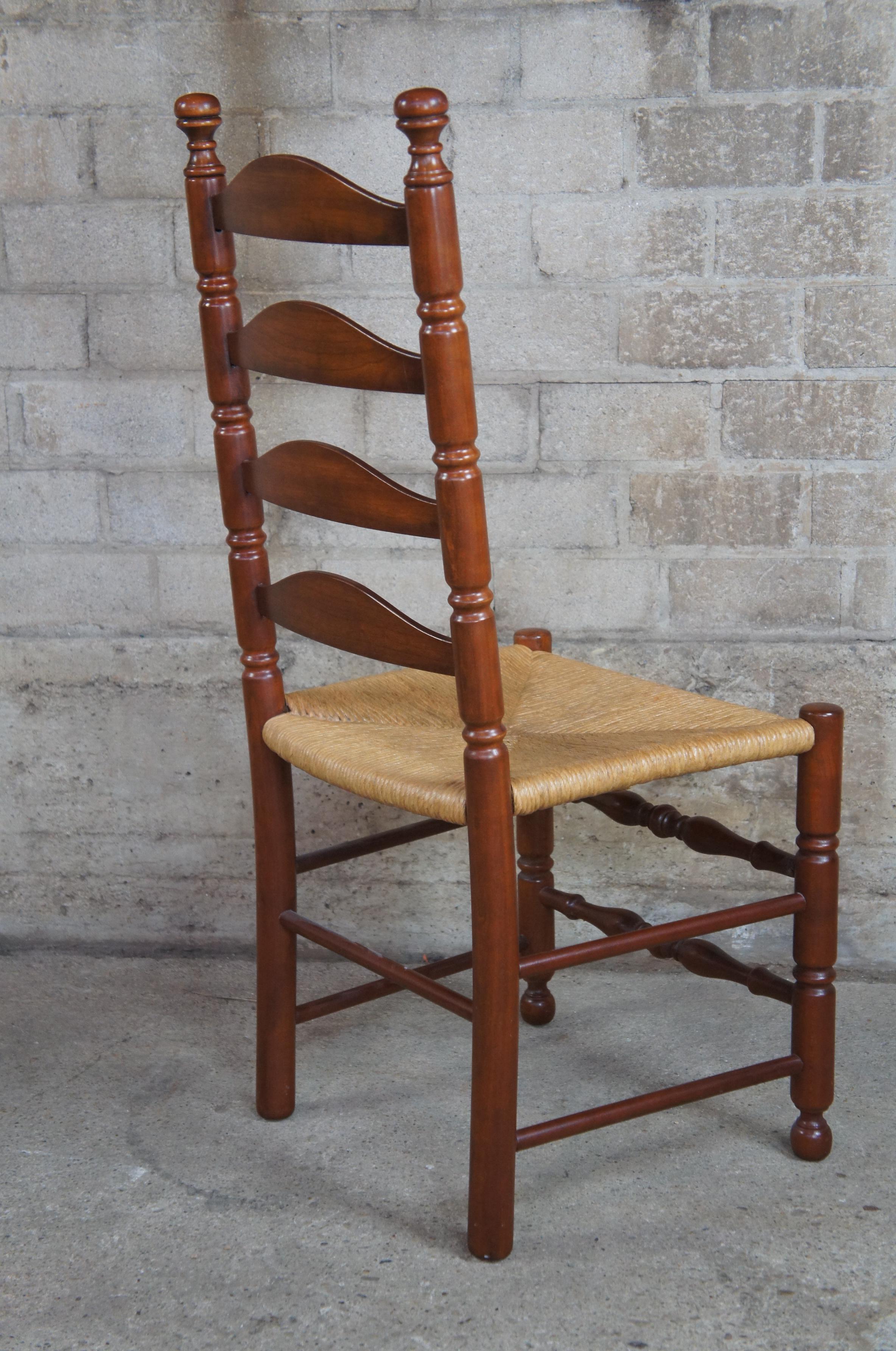 amish ladder back chairs