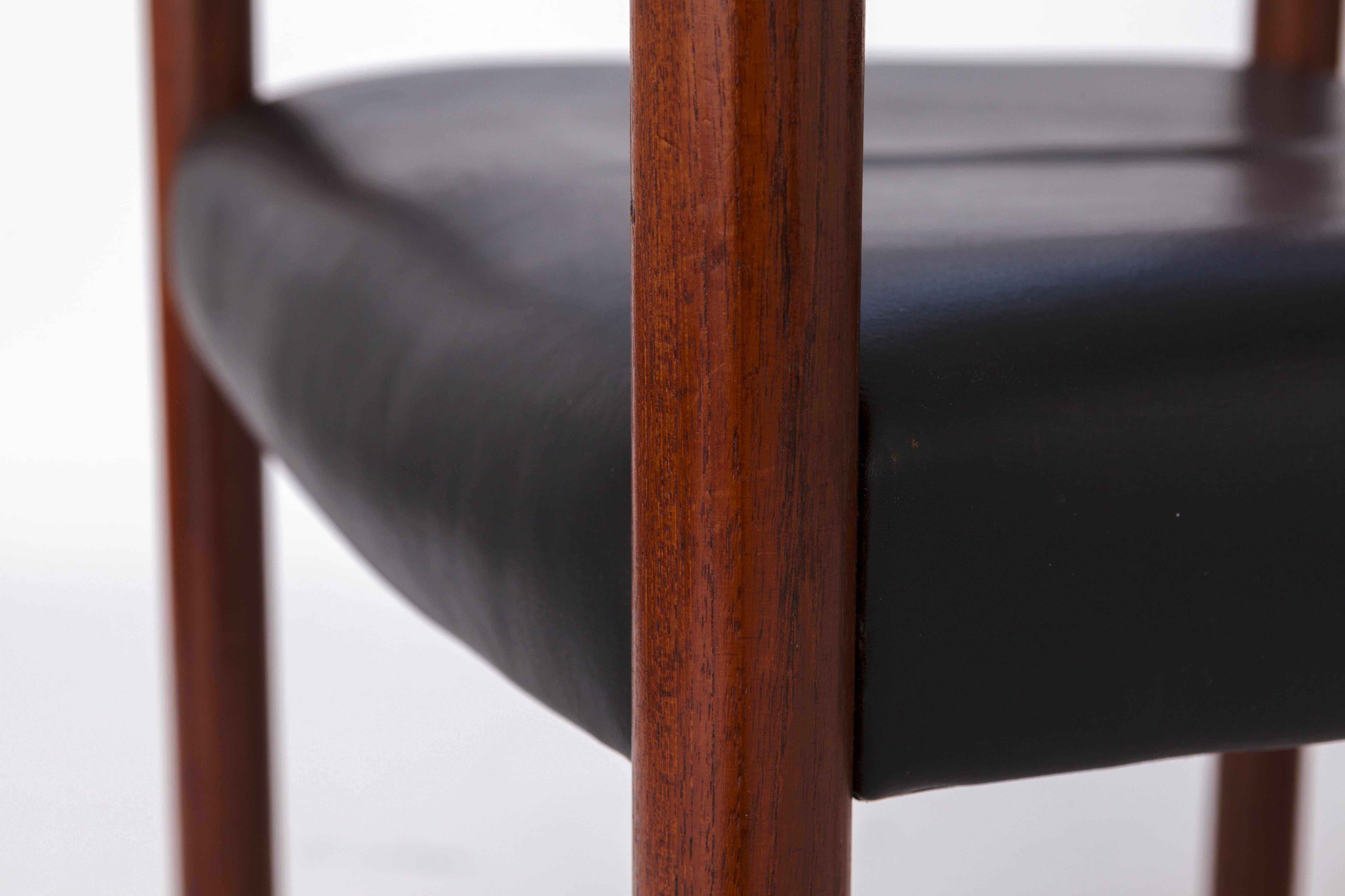 6 Poltrone vintage, anni '60, Danese, Teak in vendita 5