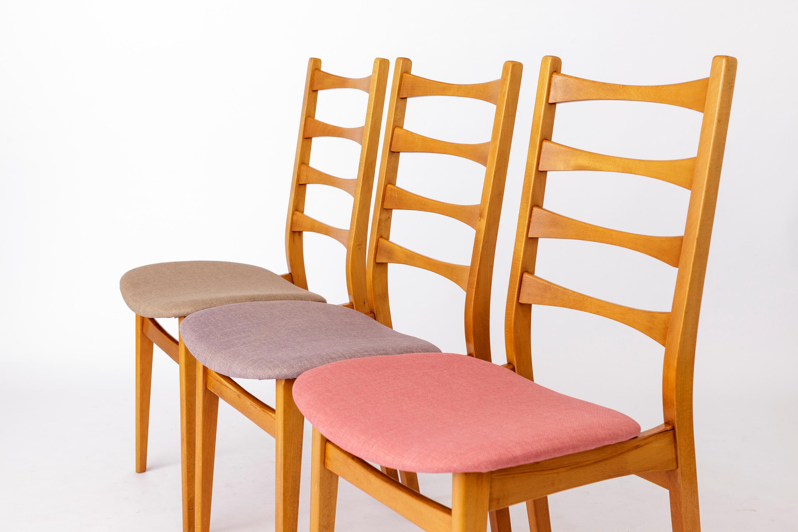 6 Vintage Chairs 1960s-1970s Germany In Good Condition For Sale In Hannover, DE