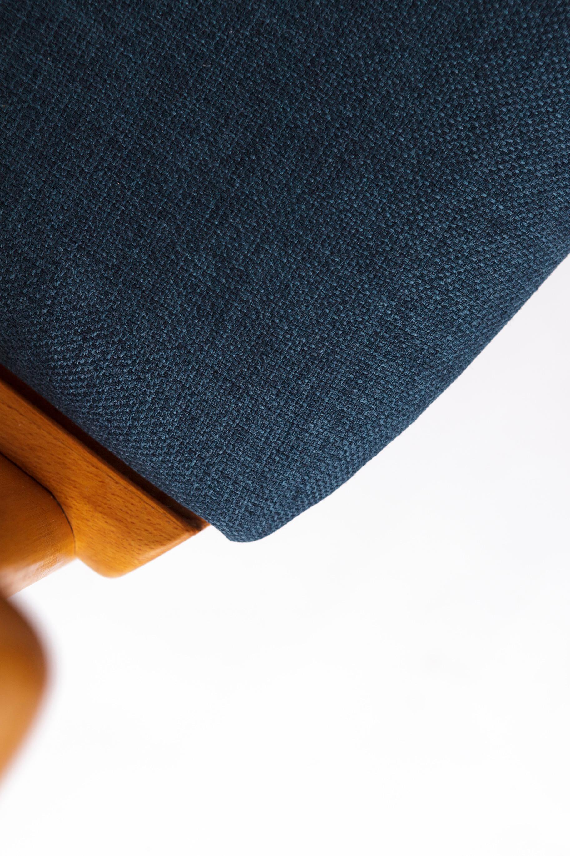 Polished 6 Vintage Chairs 1960s, Ansager Møbler, Danish For Sale
