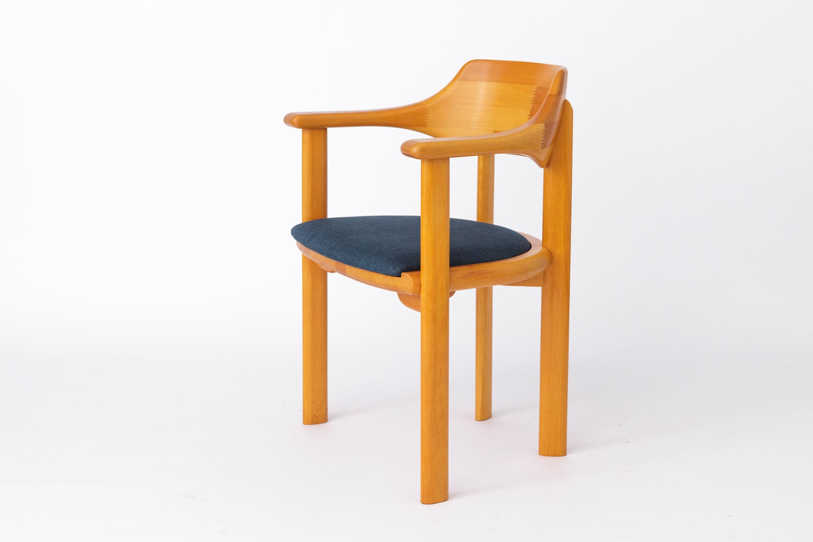 Teak 6 Vintage Chairs 1960s, Ansager Møbler, Danish For Sale