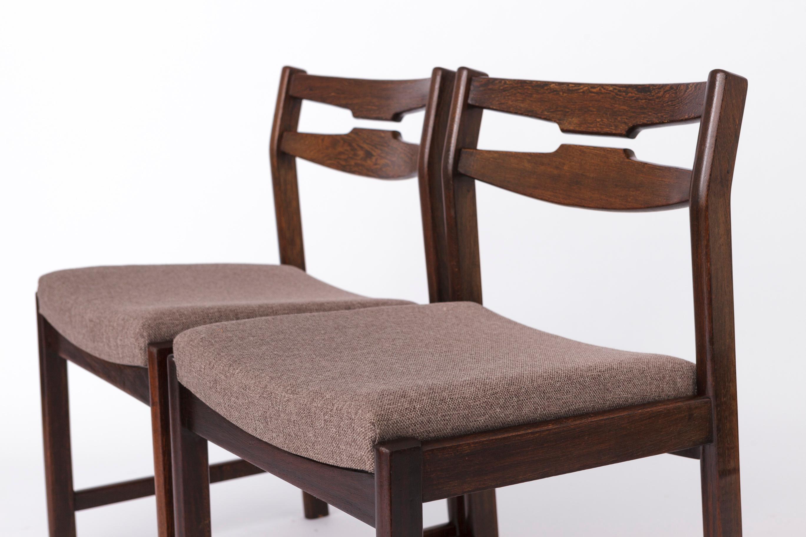 6 Vintage-Stühle 1960er Jahre – Finnland Design (Teakholz) im Angebot