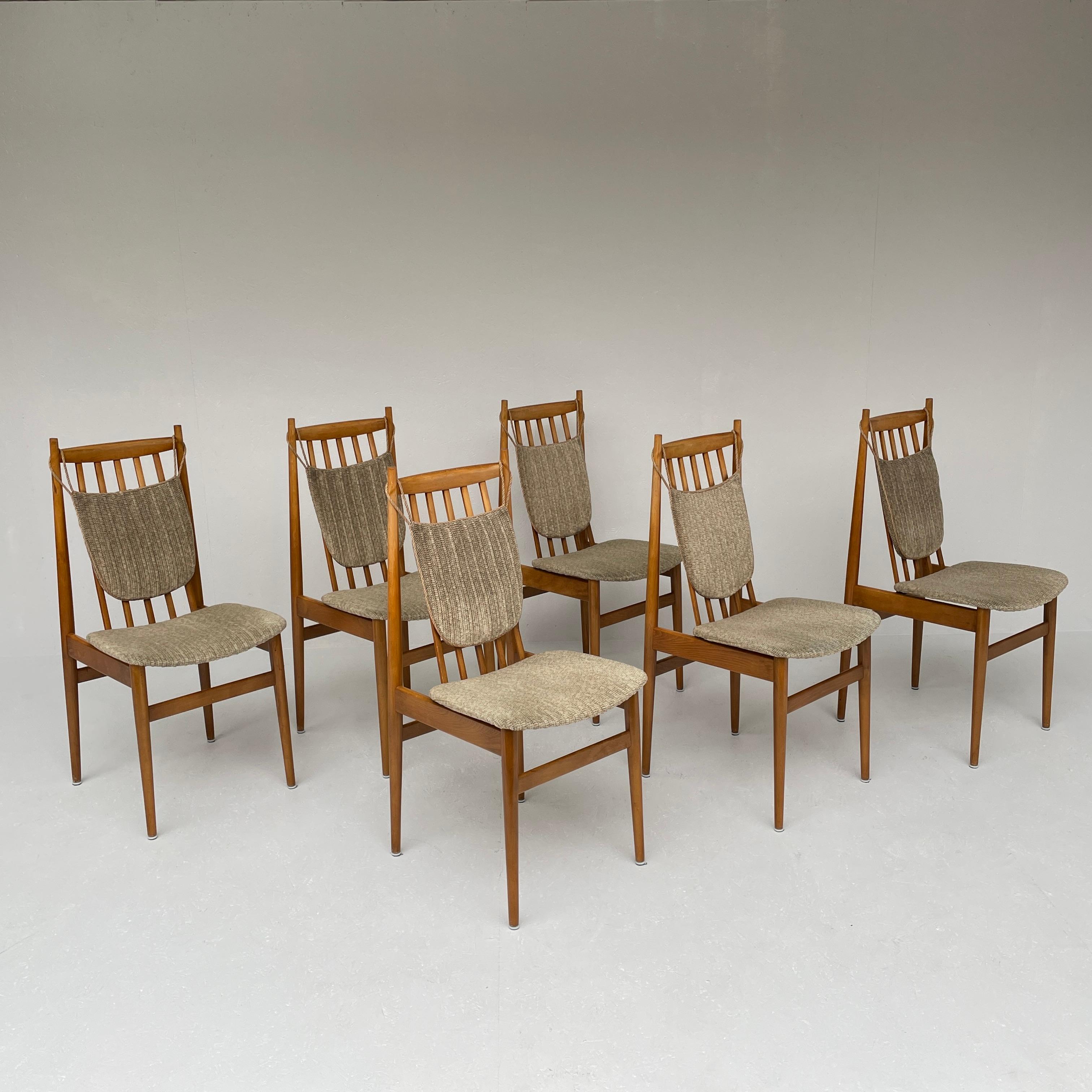 Mid-20th Century 6 Vintage Chairs by Casala