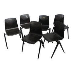 6 Vintage Chairs Galvanitas S22