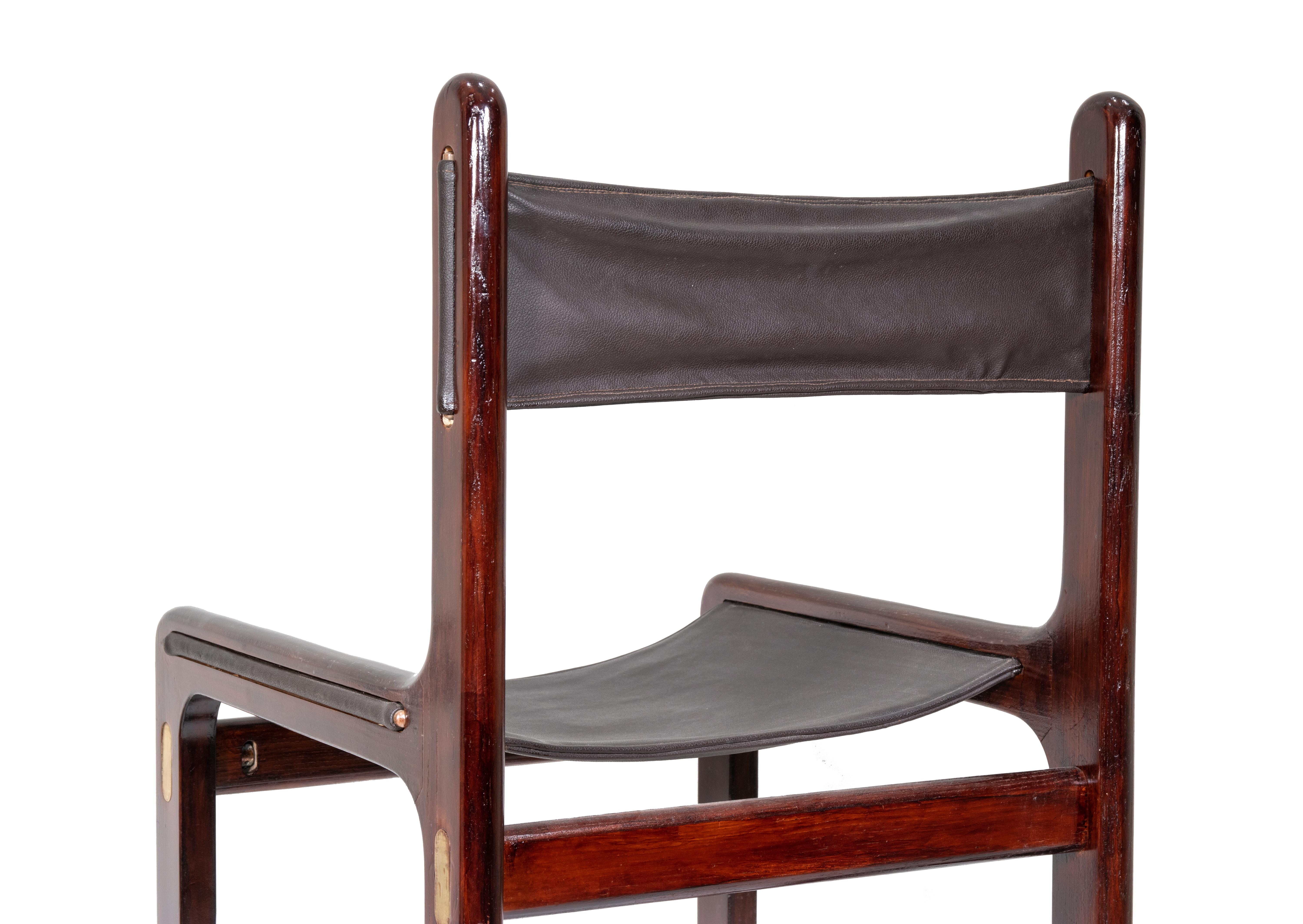 6 chaises vintage « Nautical Style » de Gallotti & Radice, années 1960 Bon état - En vente à Roma, IT