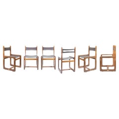 6 Vintage Chairs "Nautical Style" by Gallotti & Radice, 1960s