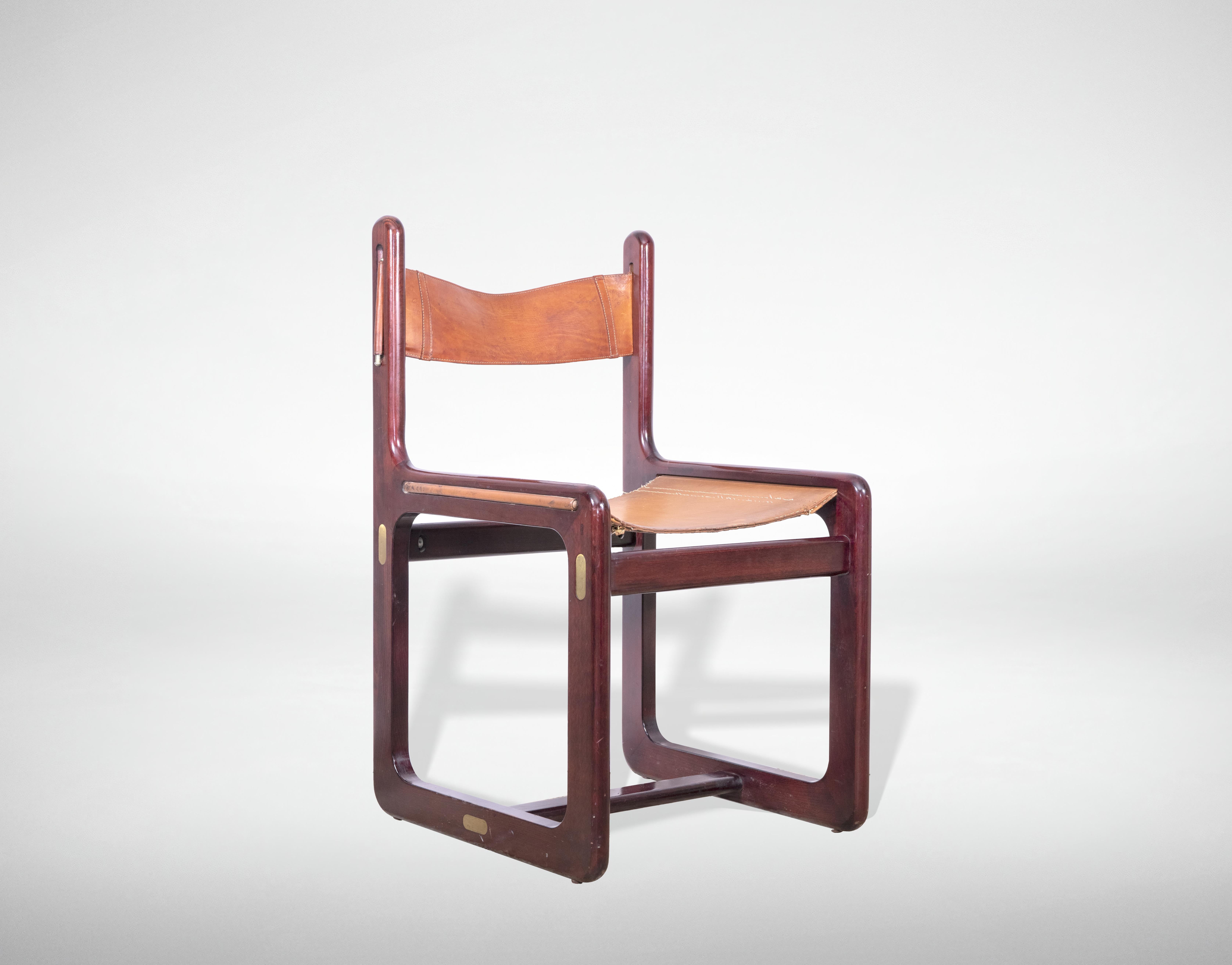 6 Vintage-Stühle im nautischen Stil „Nautical Style“ von Gigi Radice, Italien, 1960er Jahre (Italienisch) im Angebot