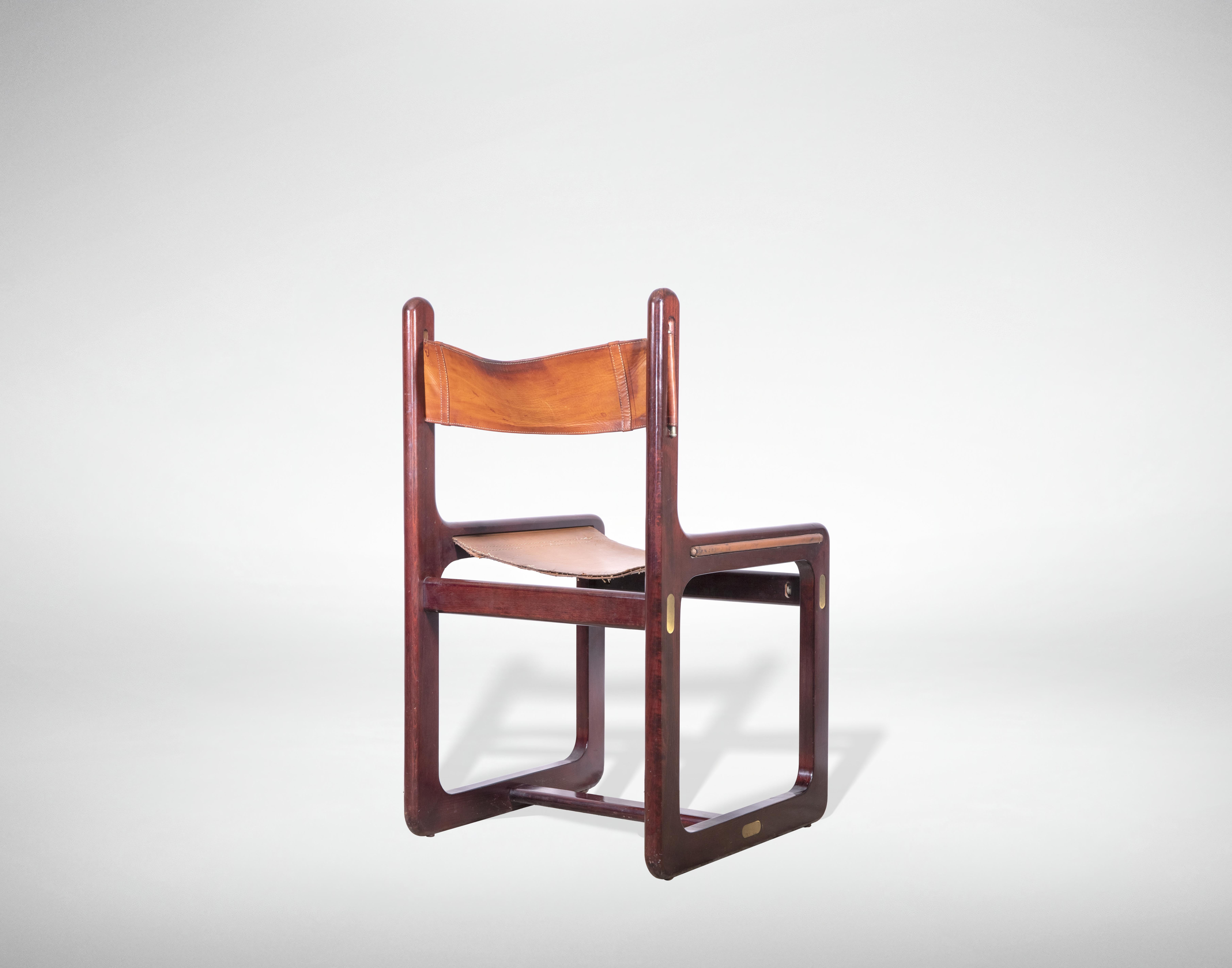 Milieu du XXe siècle 6 chaises vintage « de style nautique » de Gigi Radice, Italie, années 1960 en vente