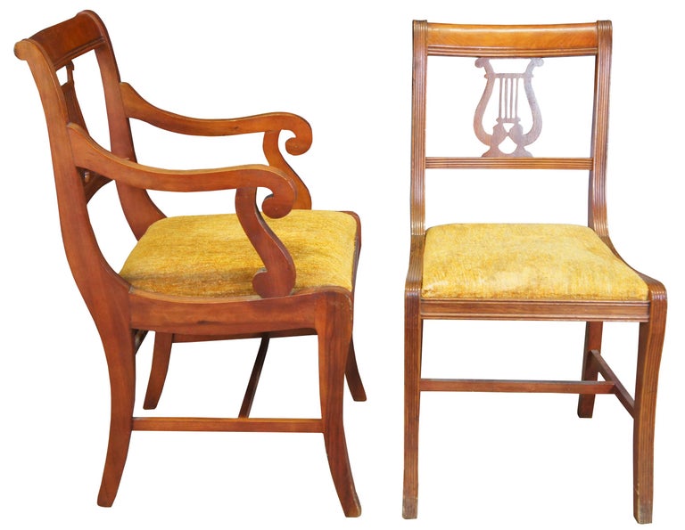 Duncan phyfe harp back chairs best sale