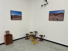 6 vintage stools from a french school, 50's