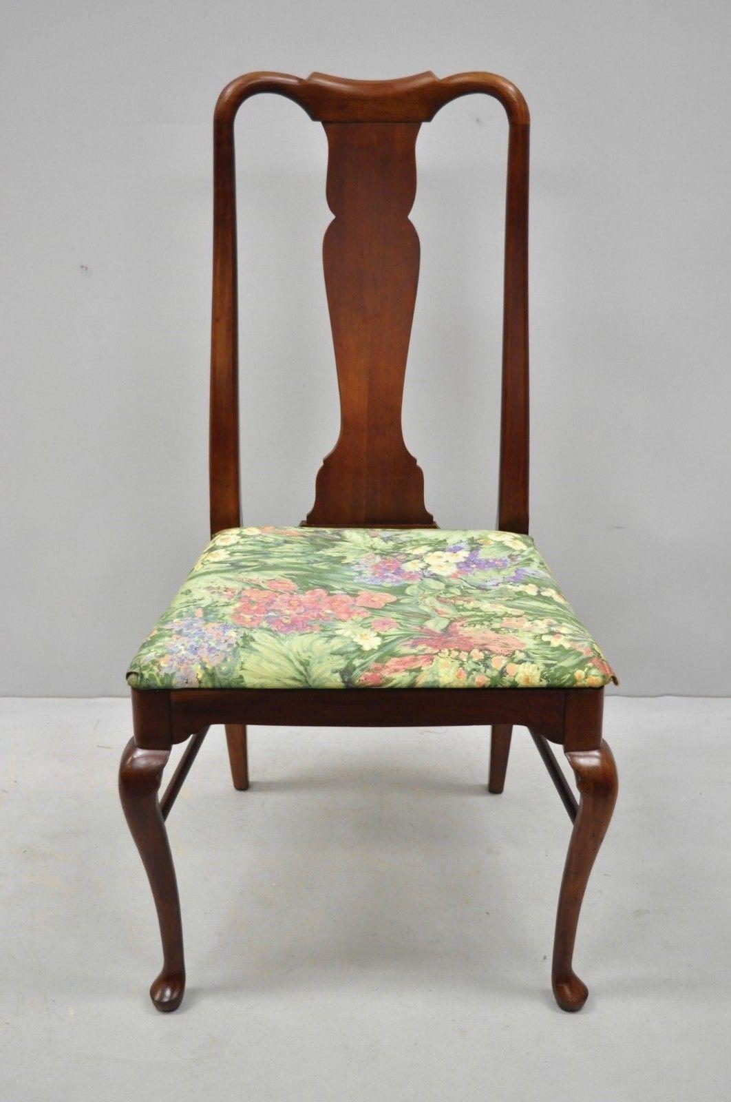 thomasville queen anne dining chairs