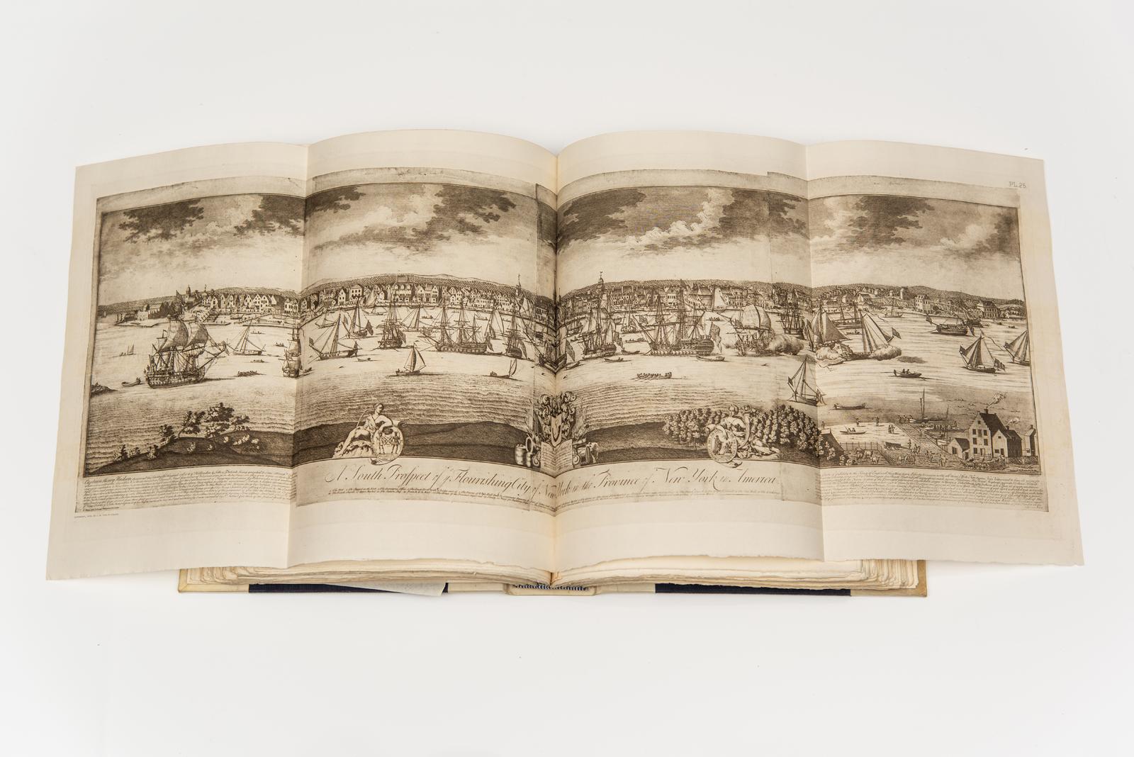 6 Bde. Isaac Newton Phelps Stokes, Die Ikonographie von Manhattan Island. Limitierte Auflage, 360 auf englischem Büttenpapier und 42 auf japanischem Vellum gedruckt. Enthält eine Einladung zu einem von der New York Historical Society ausgerichteten