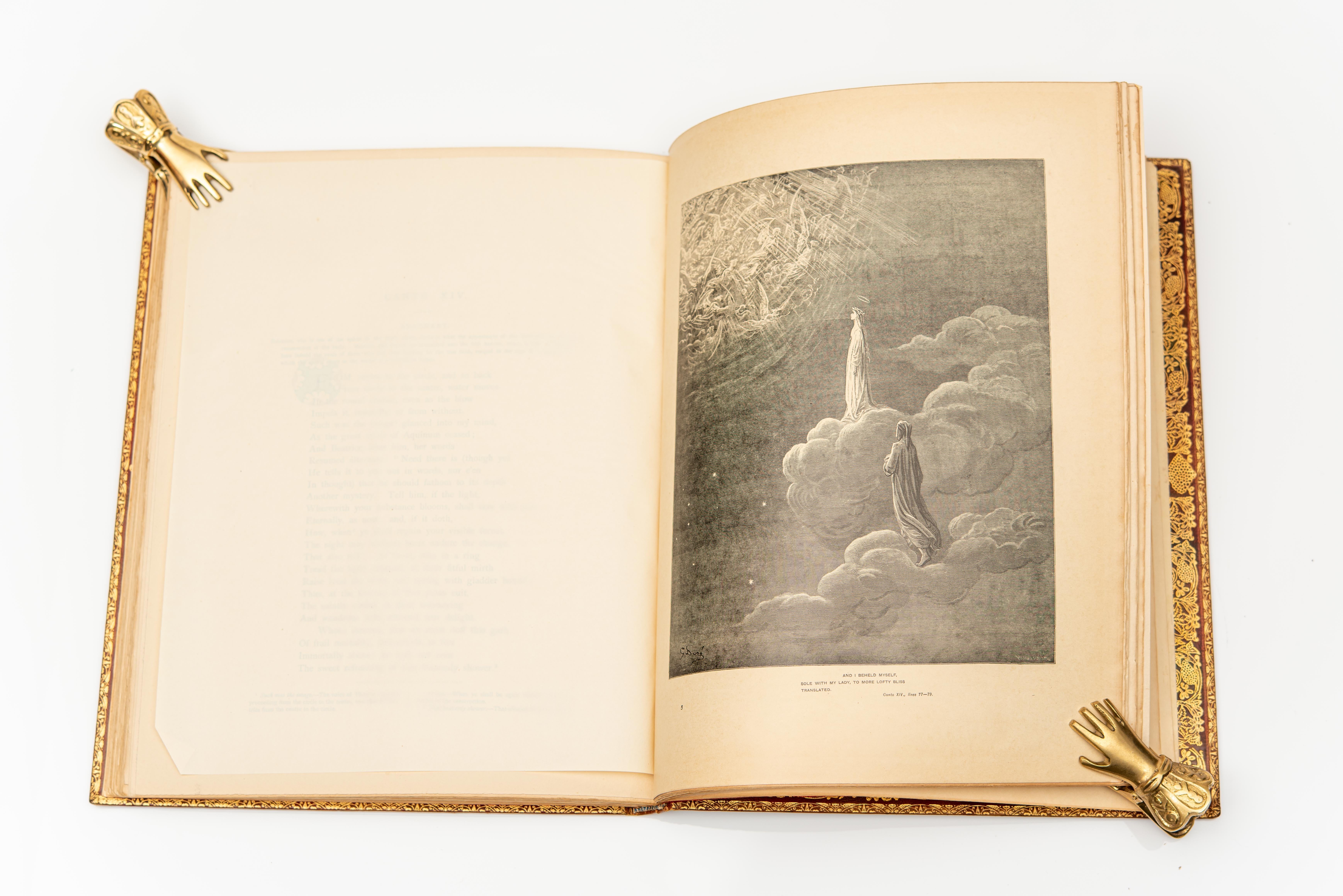 Leather 6 Volumes. Dante Alighieri, The Doré Dante.