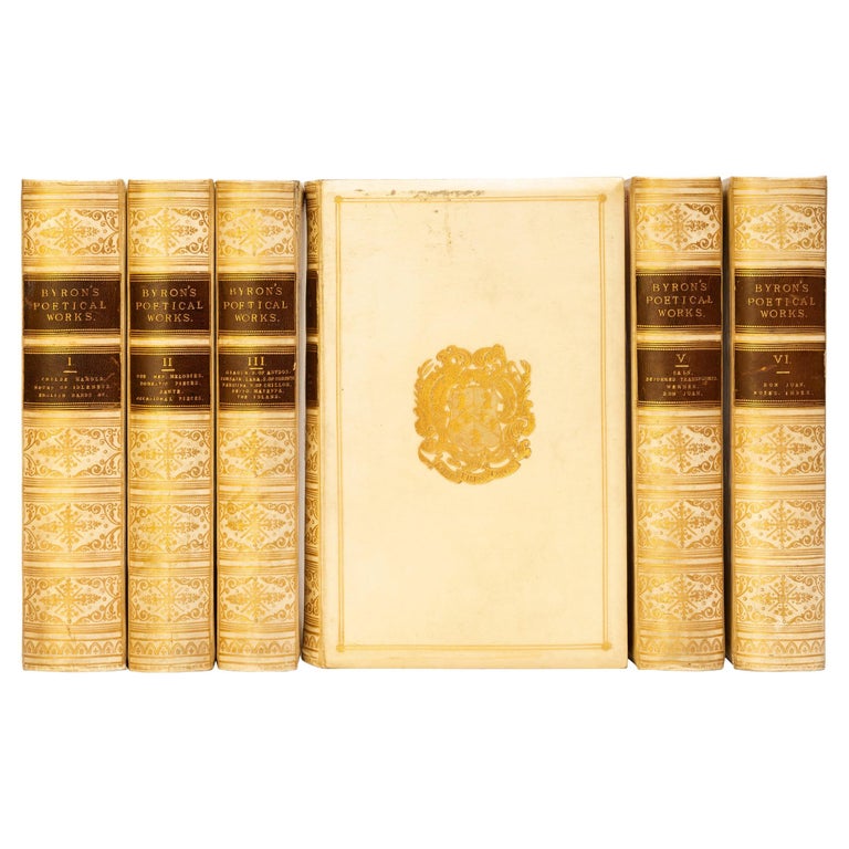 6 Volumes, Lord Byron, The Poetical Works of Lord Byron at 1stDibs