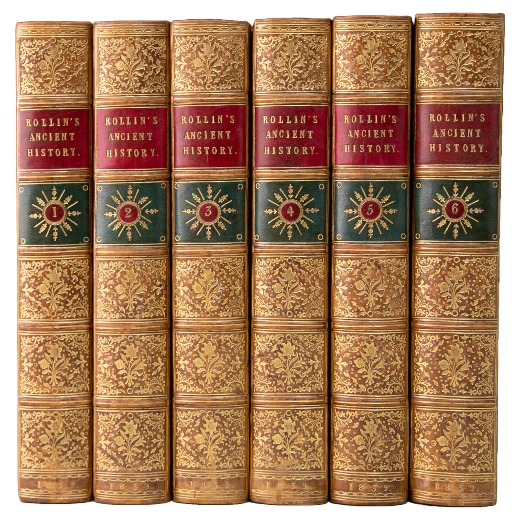 6 Volumes, M. Rollin, the Ancient History For Sale