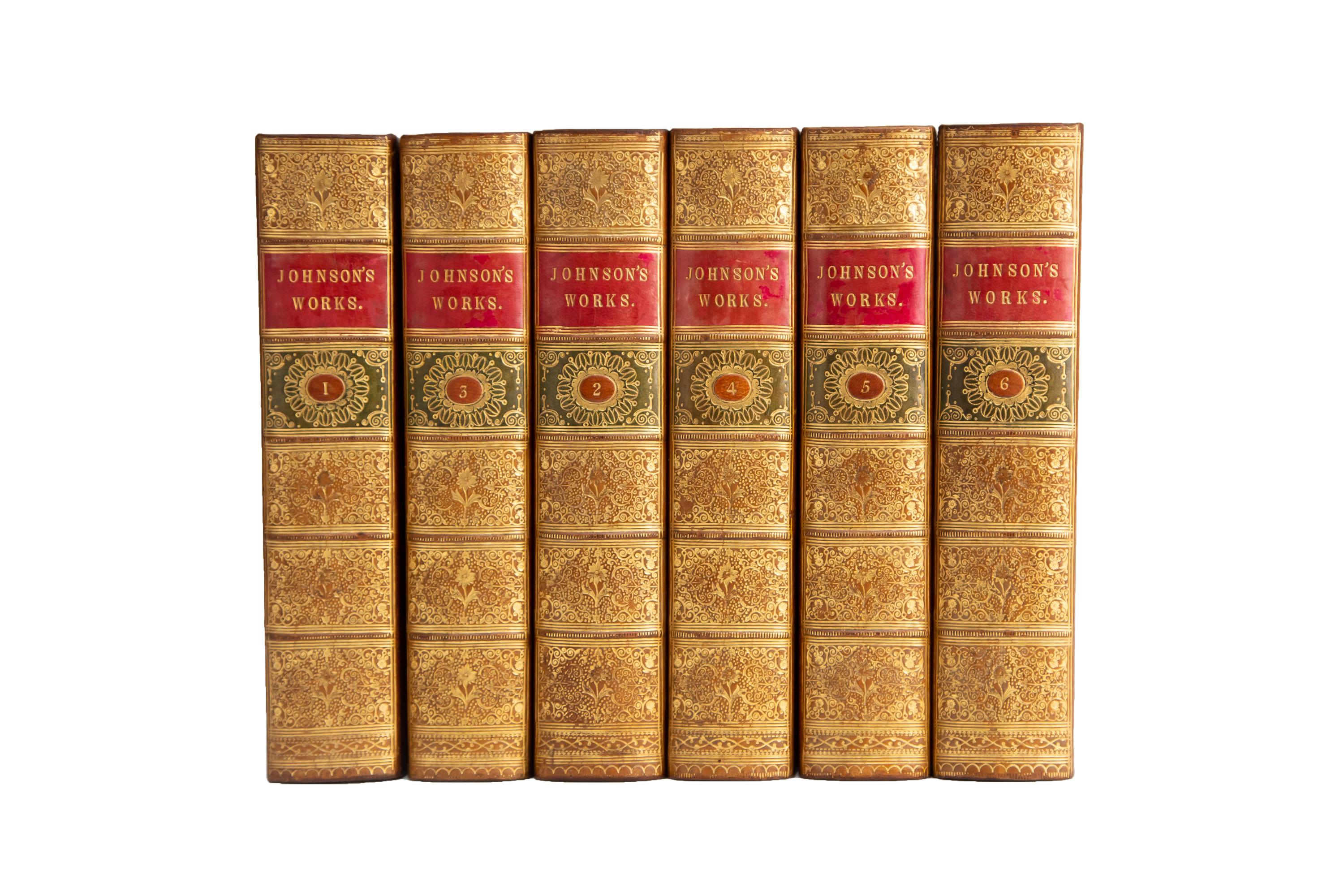 Early 19th Century 6 Volumes, Samuel Johnson, The Works