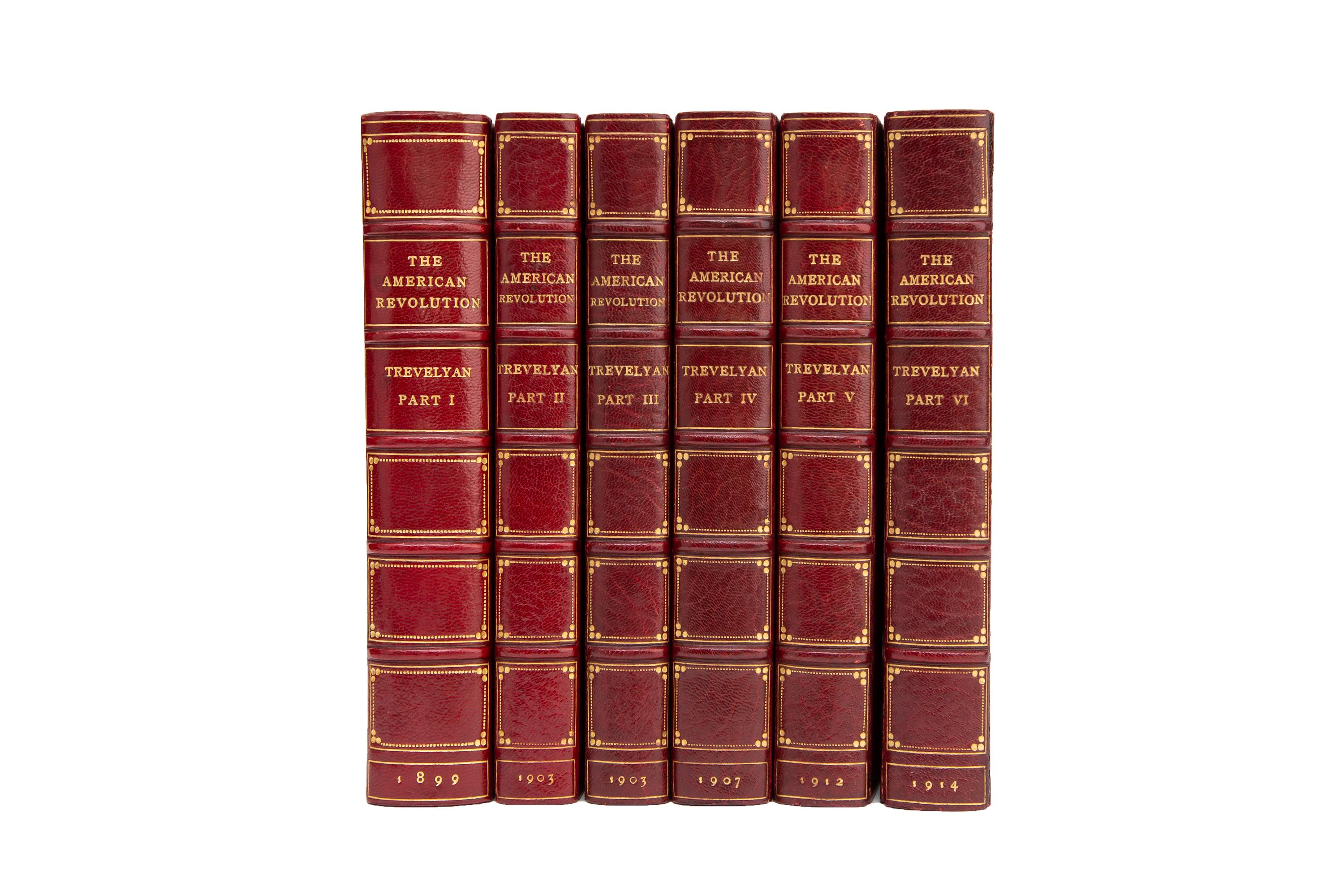 6 Volumes. Sir George Otto Trevelyan, The American Revolution
