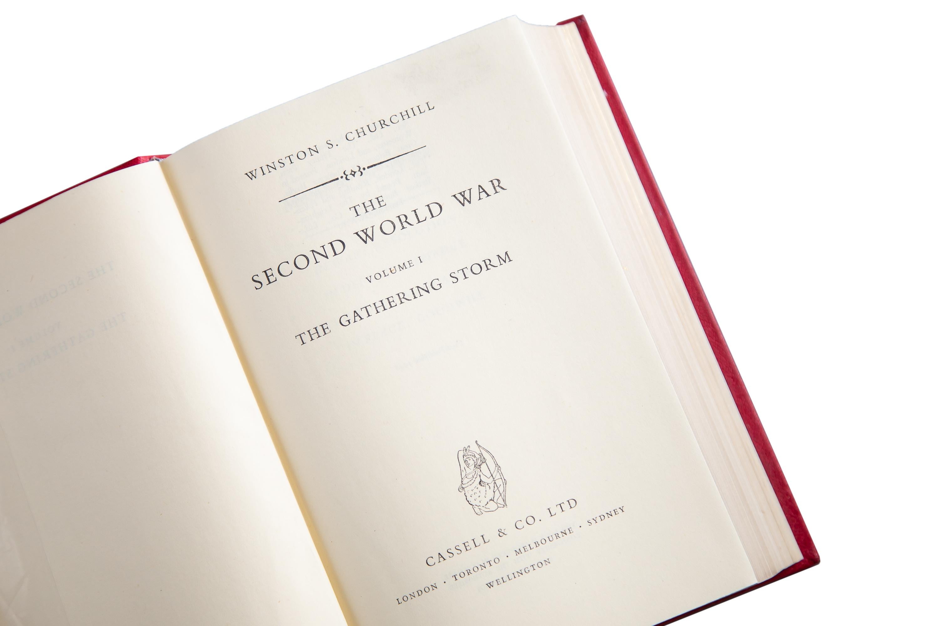 Mid-19th Century 6 Volumes, Sir Winston S.Churchill, Second World War