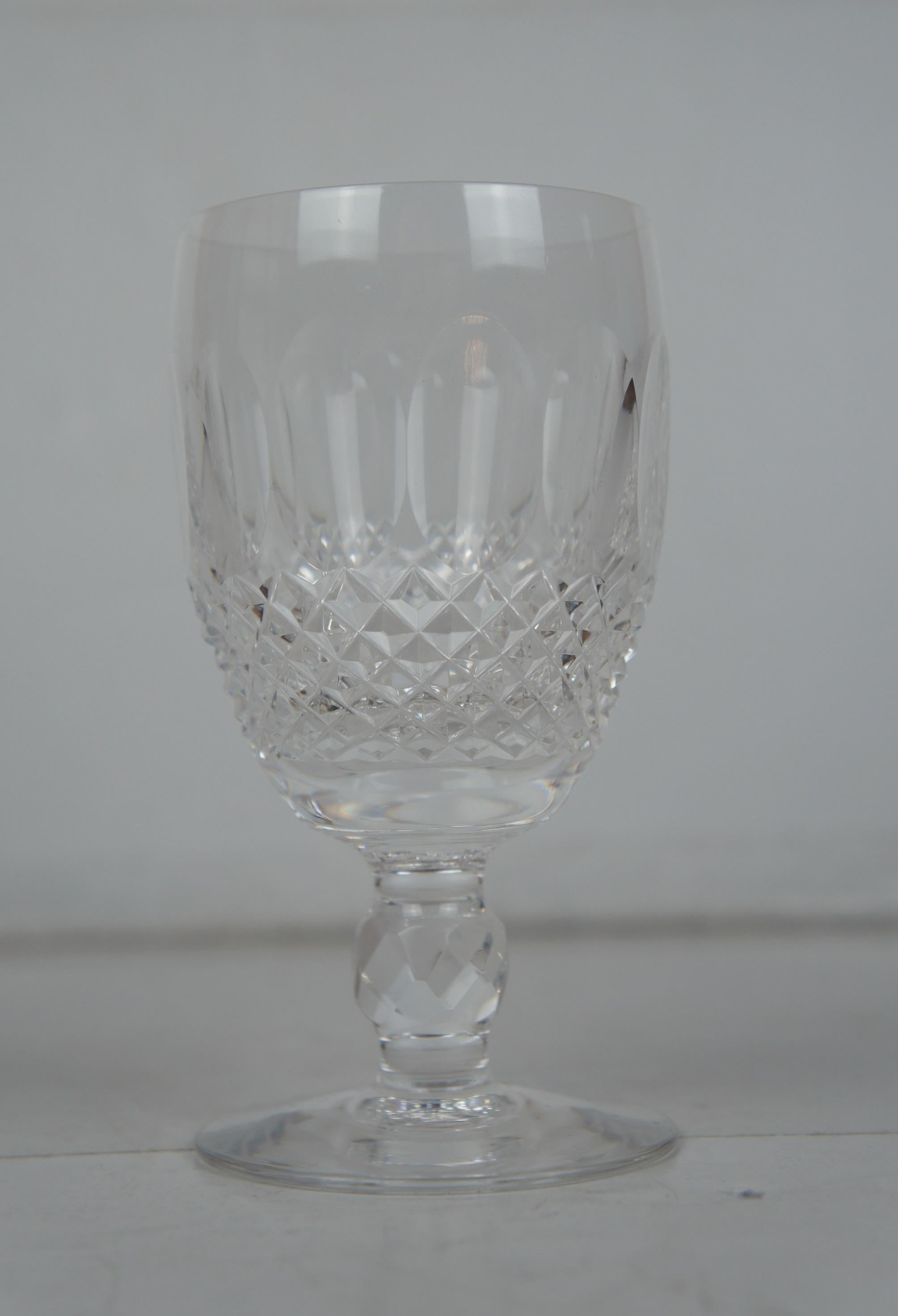 short stem crystal wine glasses