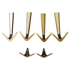 6 Wall Hooks by Herta Baller, around 1950s