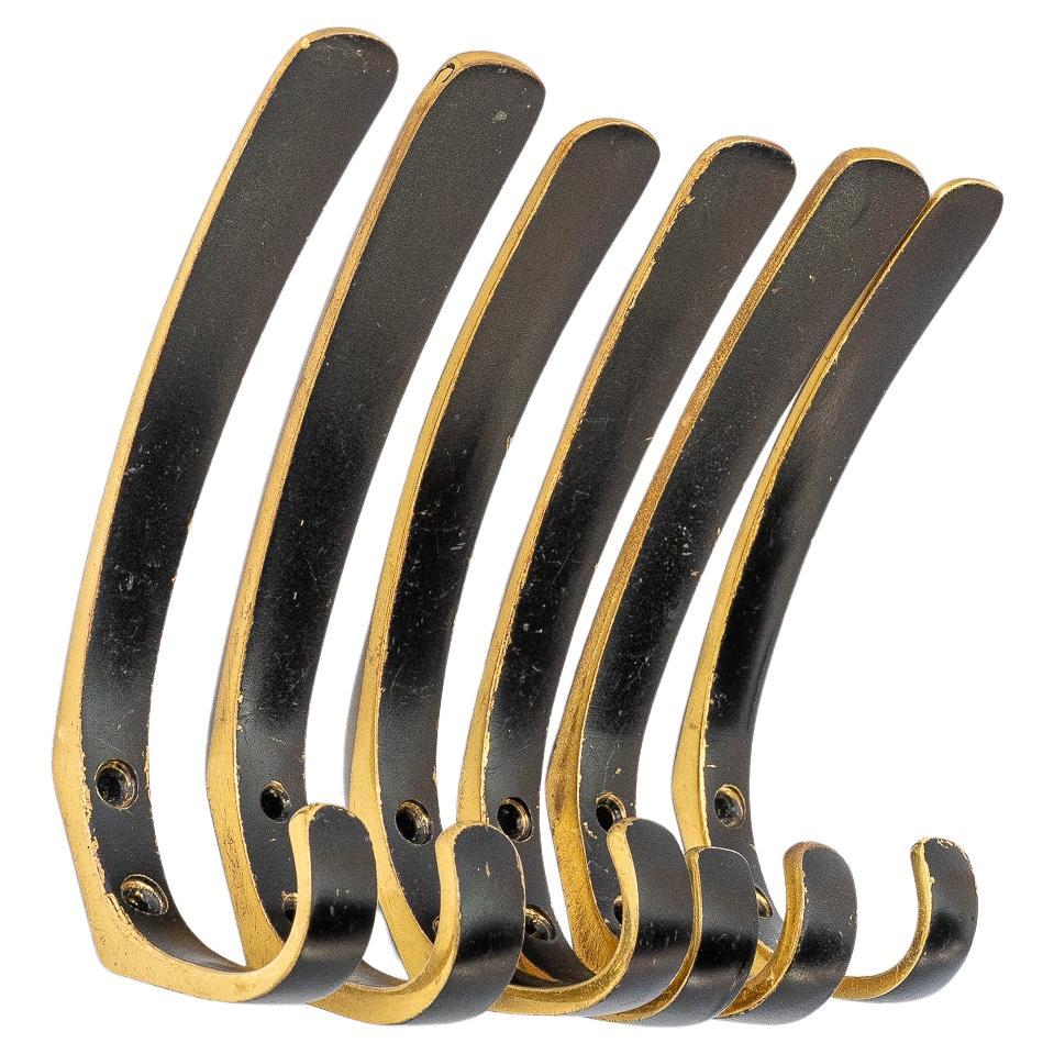 6 Wall Hooks by Herta Baller, circa 1950s