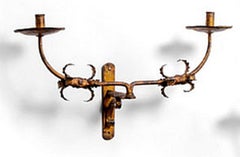 6-Wrought Iron Wall Lights
