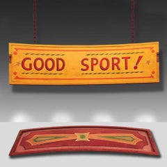 Six 1930s Vintage Fairground Signs