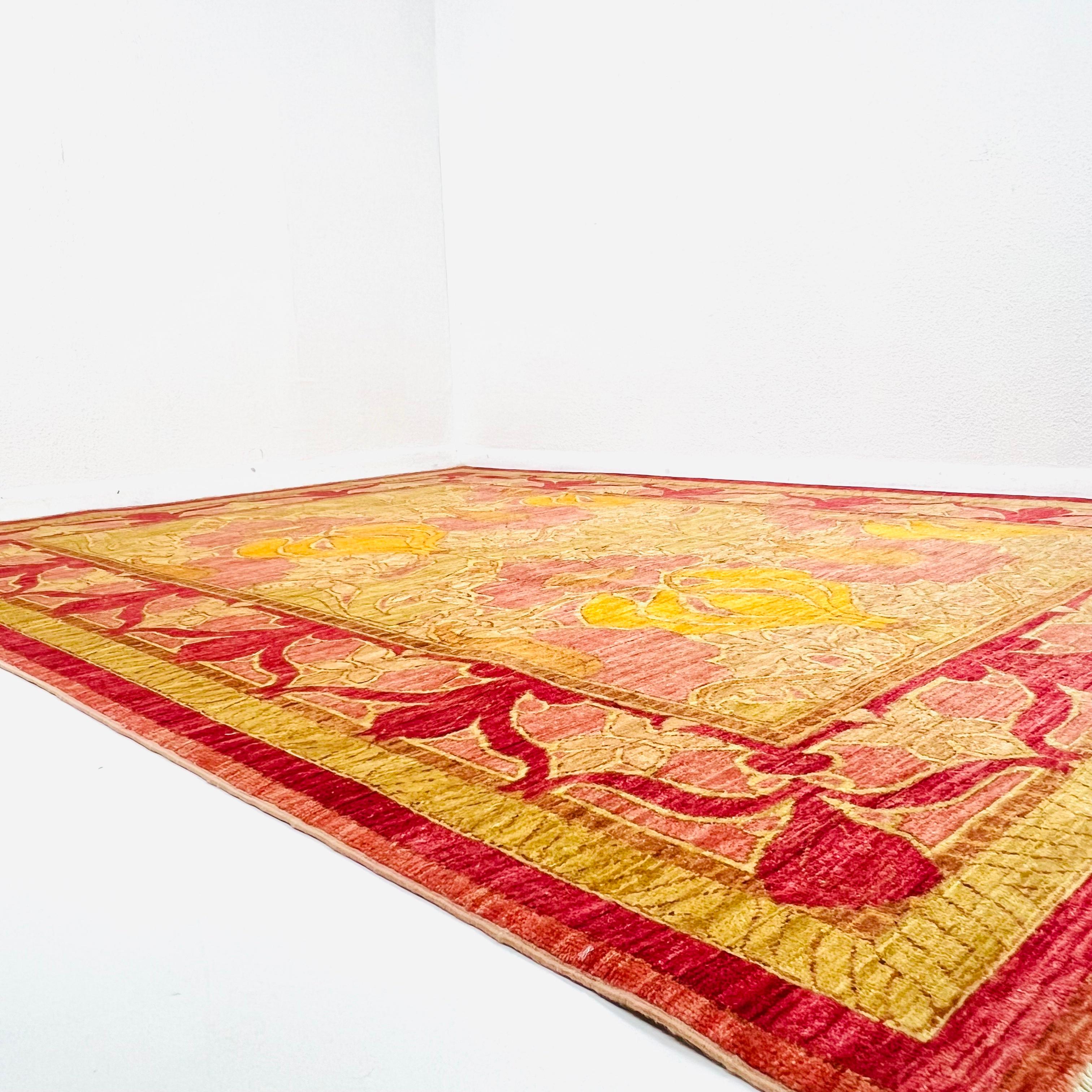 6' X 8' Arts and Crafts Area Rug For Sale 3