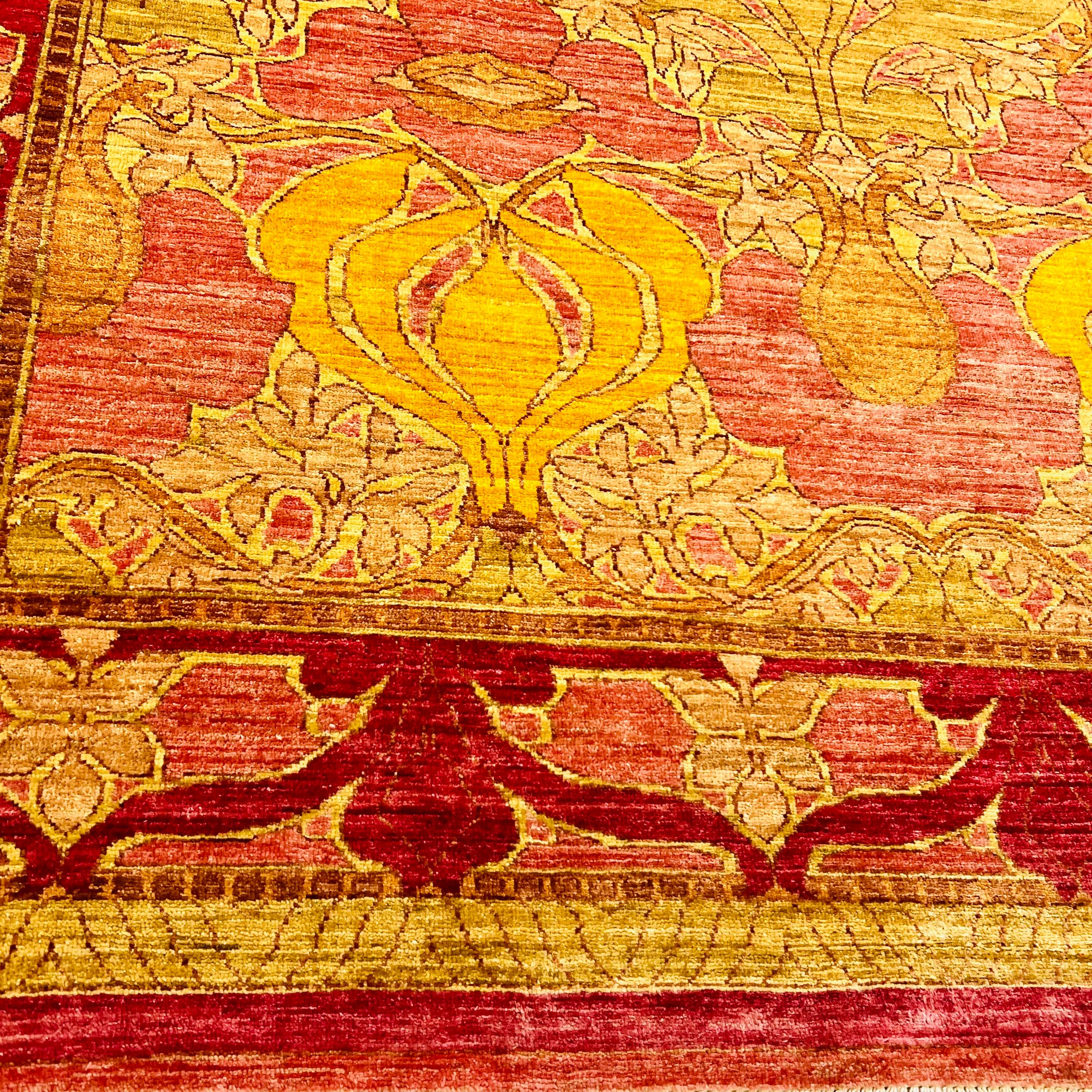 6' X 8' Arts and Crafts Area Rug For Sale 5