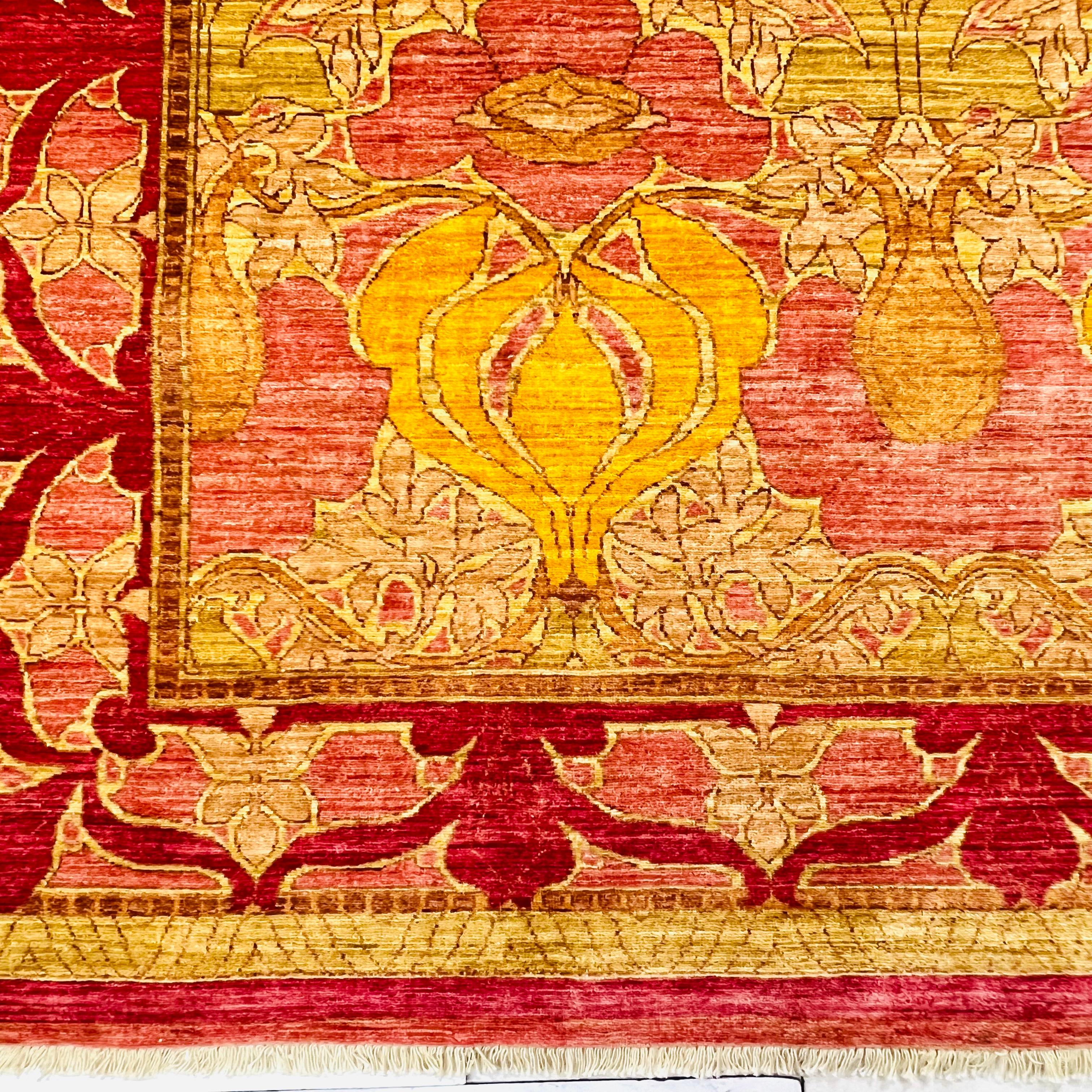 6' X 8' Arts and Crafts Area Rug For Sale 2