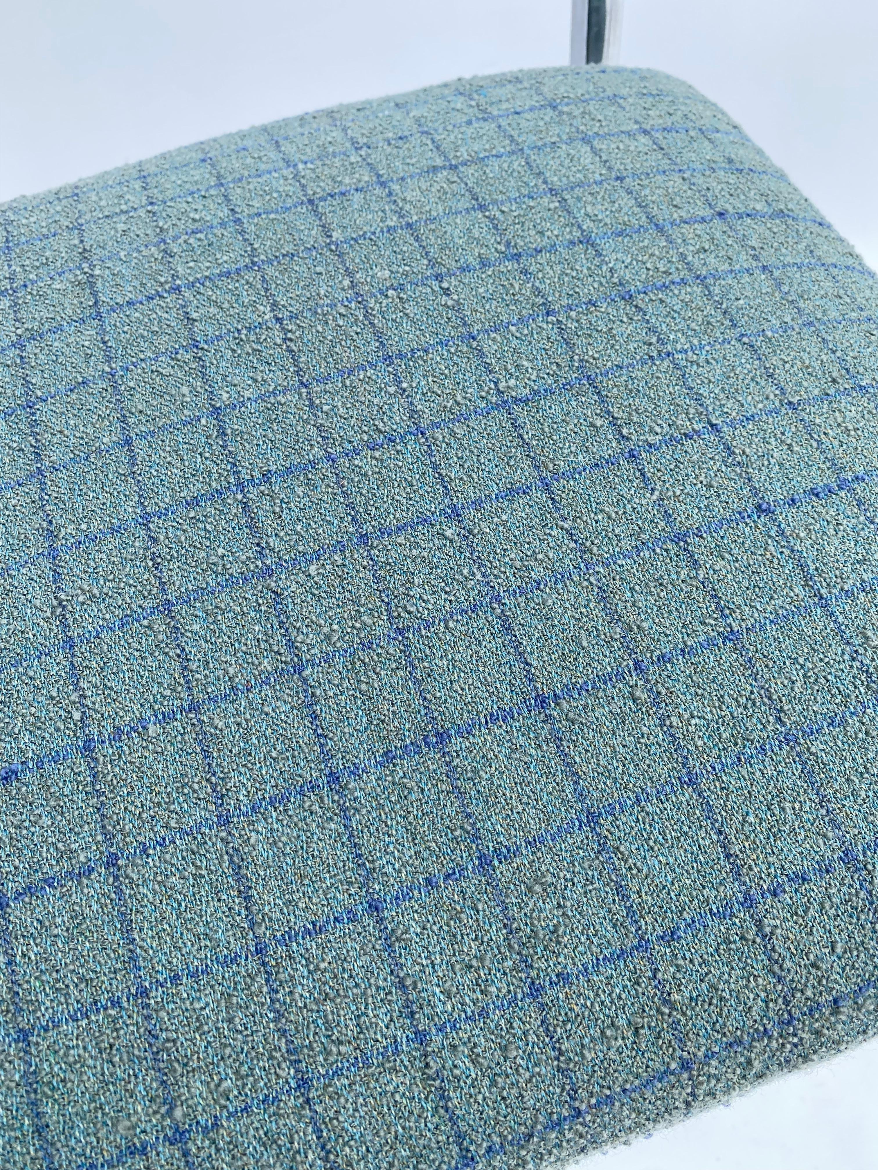 6 x Chrom Esszimmerstühle 1970er Boucle Modernistischer Vintage-Tisch Italienisch Regency im Angebot 10