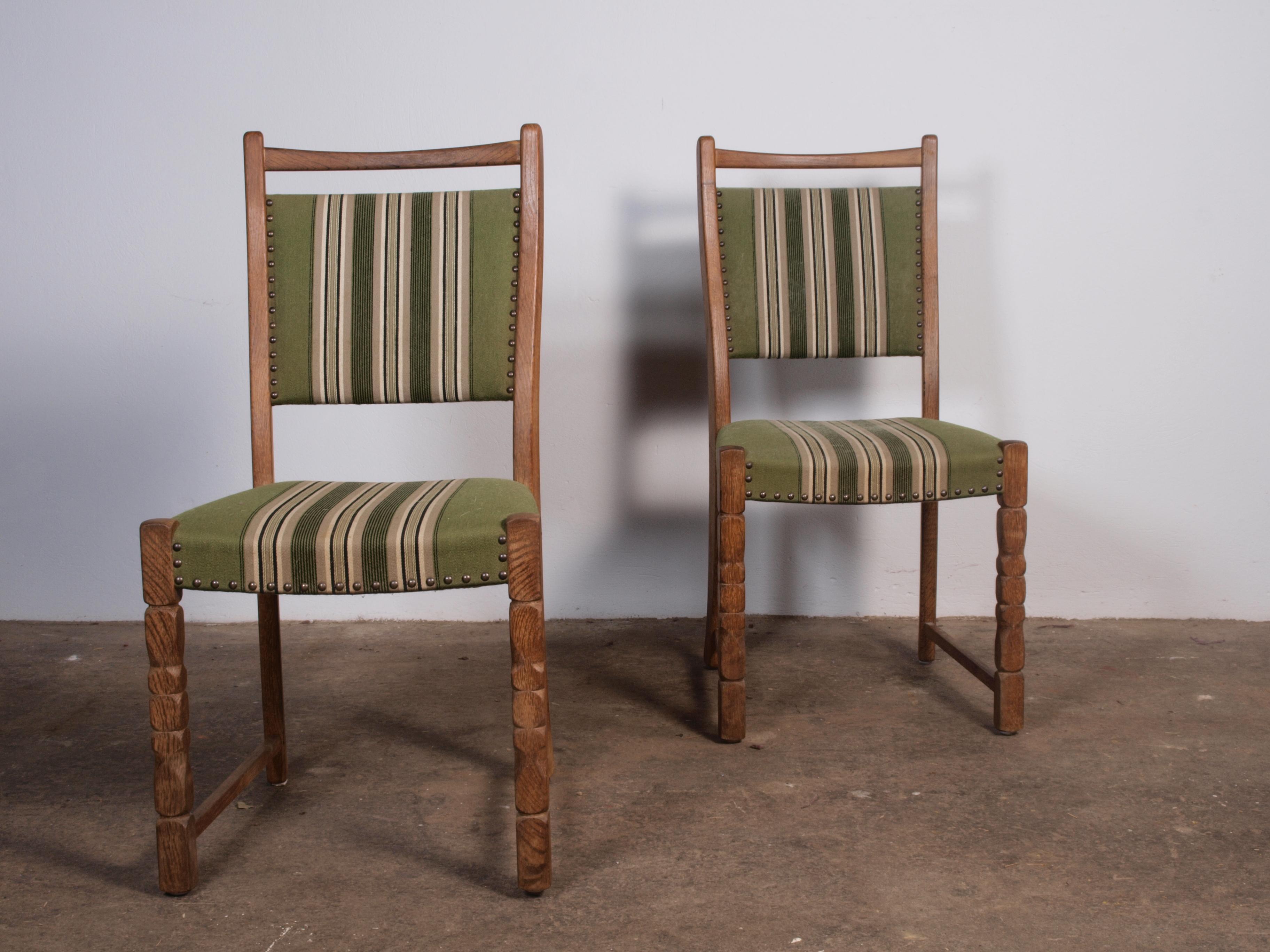 6 x Danish Oak Dining Chairs Style of Kjærnulf For Sale 9