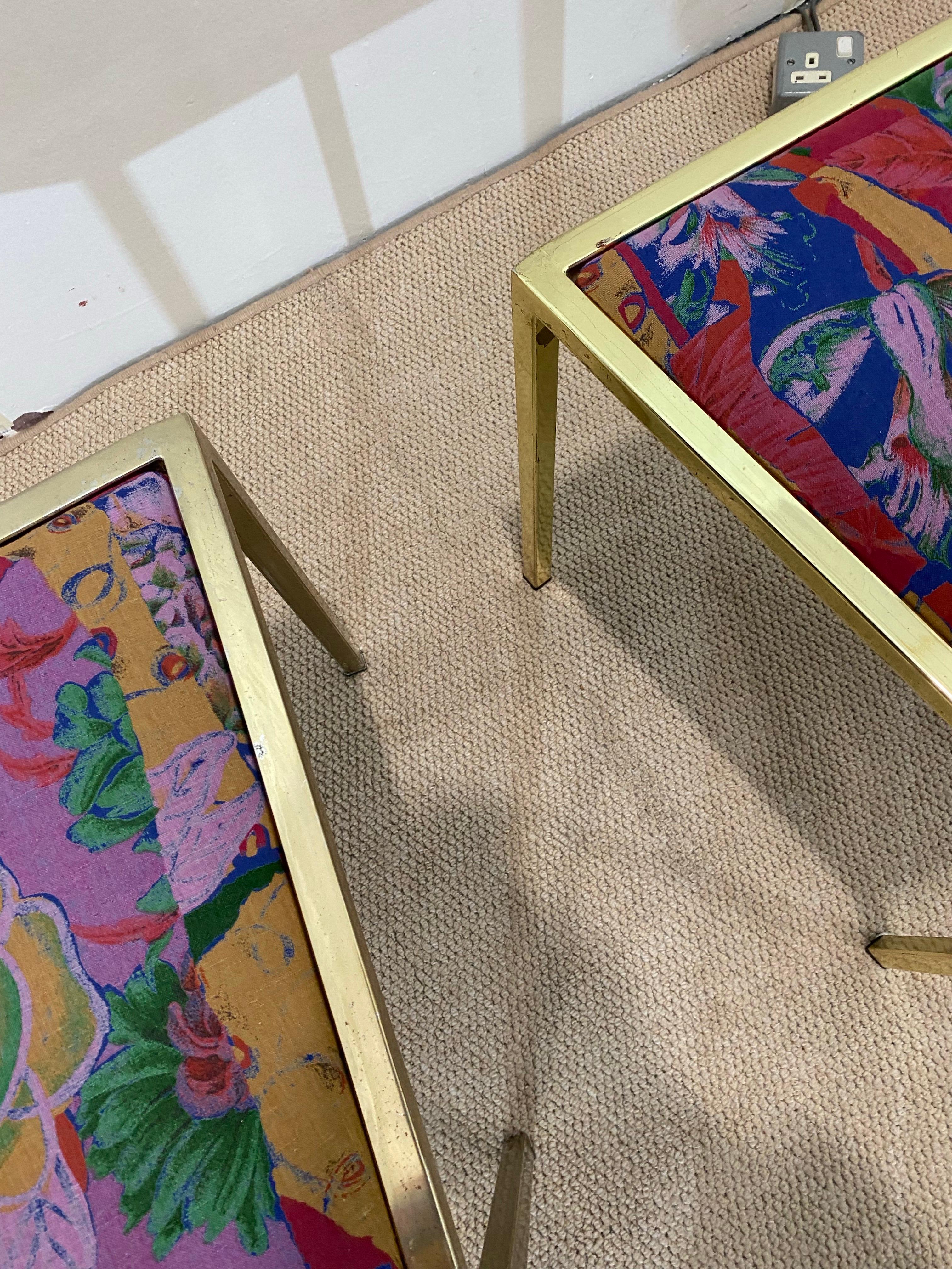 6 x Renato Zevi 1970er Messing-Esszimmerstühle in Yves Saint Laurent 80er Jahre Hollywood im Angebot 8
