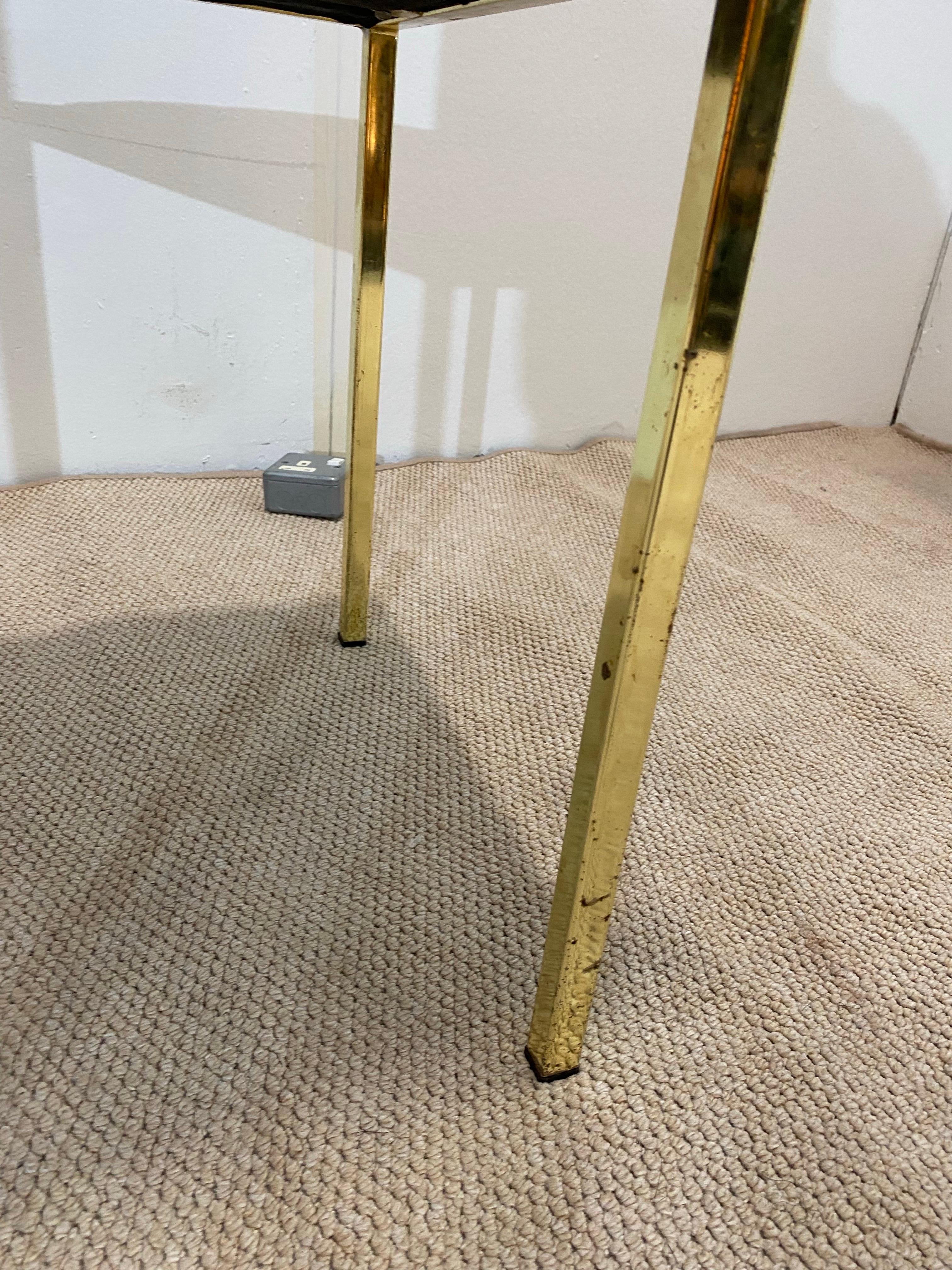 6 x Renato Zevi 1970er Messing-Esszimmerstühle in Yves Saint Laurent 80er Jahre Hollywood im Angebot 9