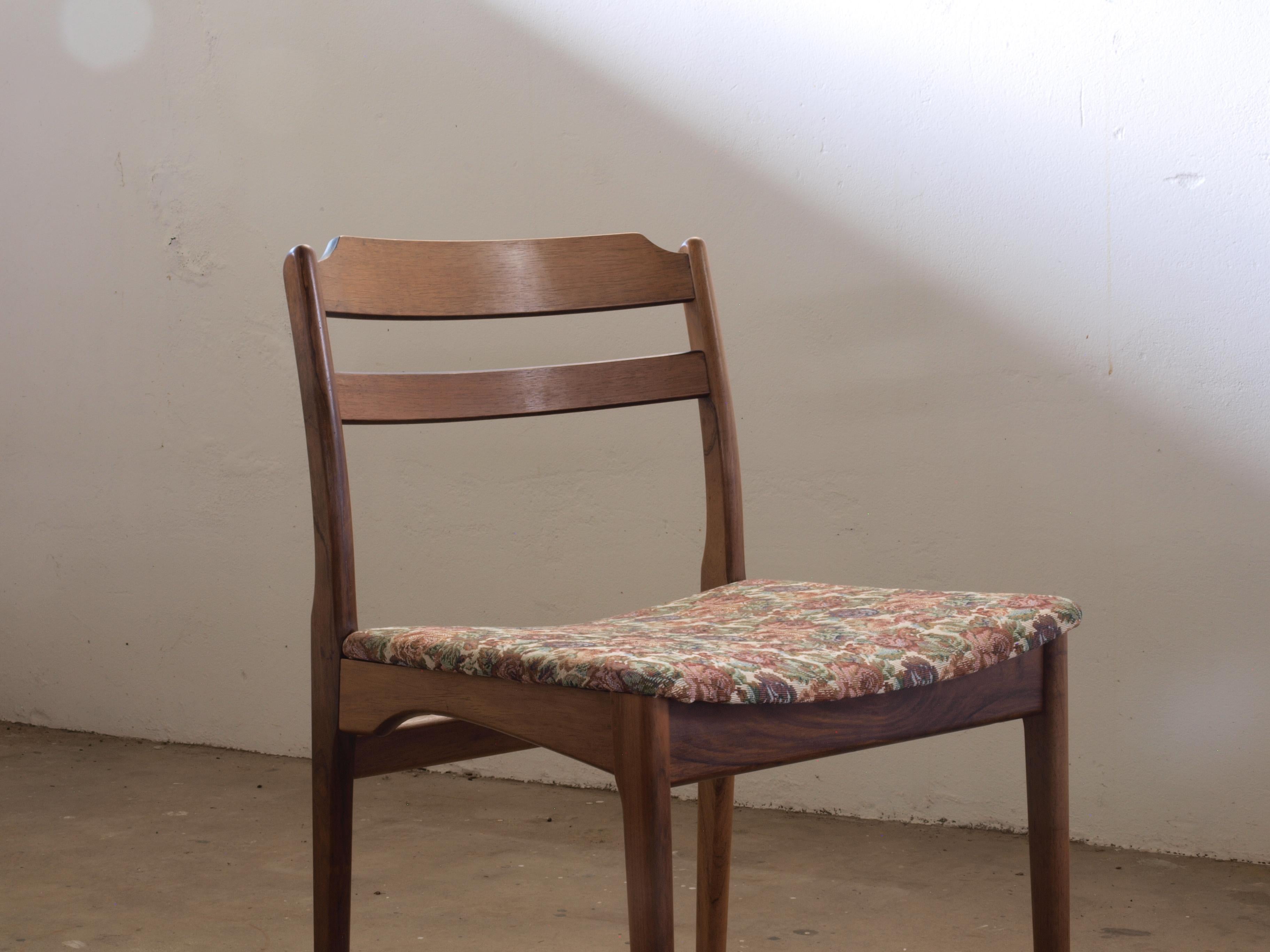 6 x Rosewood Dining Chairs Denmark Thorsø Stole og Møbelfabrik For Sale 14
