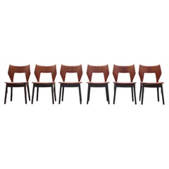 6 x Tove & Edvard Kindt-Larsen Rosewood dining chairs, 1960