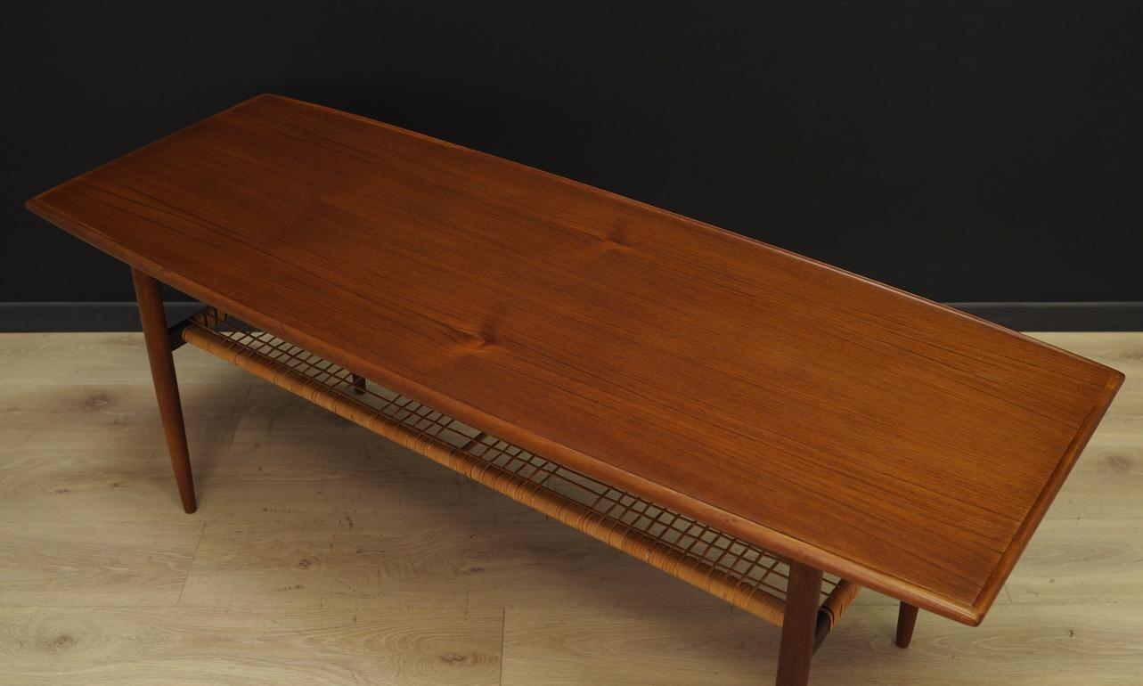 Veneer 1960-1970 Coffee Table Danish Design Retro Teak