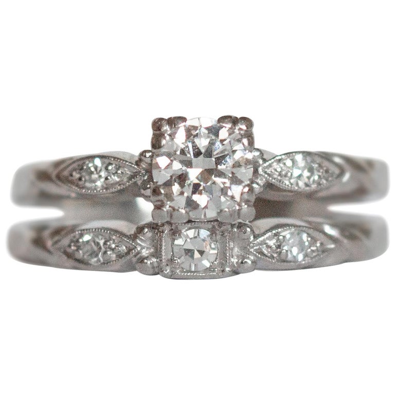 .60 Carat Diamond Platinum Engagement and Wedding Band For Sale at 1stDibs