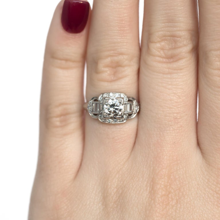 .60 Carat Diamond Platinum Engagement Ring at 1stDibs | .60 carat ...
