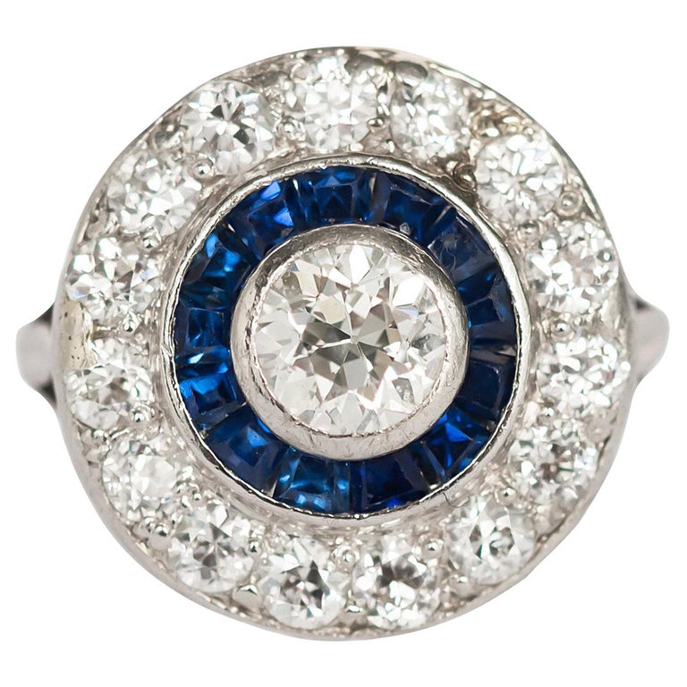 .60 Carat Diamond Platinum Engagement Ring For Sale at 1stDibs | .60 ...