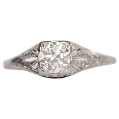 .60 Carat Diamond Platinum Engagement Ring