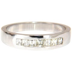 .60 Carat Natural Princess Diamond Band Ring 14 Karat Channel Row