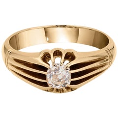 .60 Carat Old Mine Cut Diamond Ring circa 1880, 18 Karat Gold